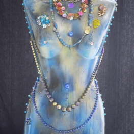Lady in blue