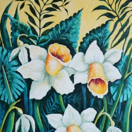 BOTANIA 17 acryl 60x80 cm