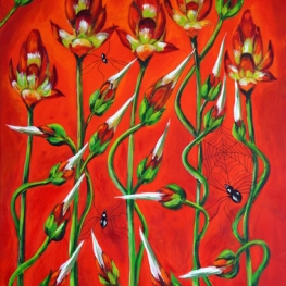 BOTANIA 14 acryl  70x100 cm.