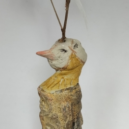 mixed media in glazen stolp