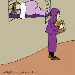 altijd is kortjakje ziek