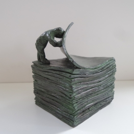 Enorme stapel leesvoer.