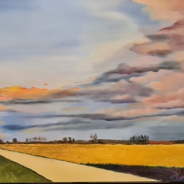 Luchten boven Oostburg