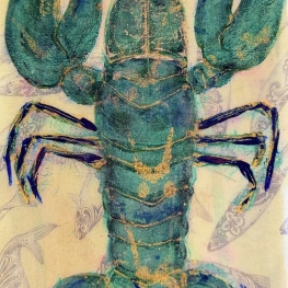 Green lobster