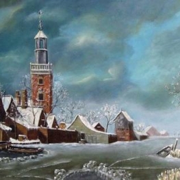 Winters Nieuwkoop anno1664