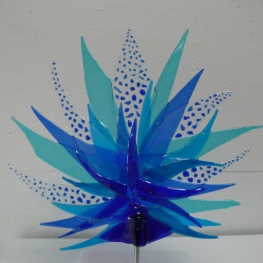 blauwe fantasie bloem