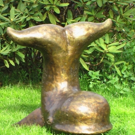 Bronzen walvis