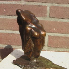 Bronzen Engelvogelvrouw