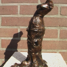 Bronzen fantasie boomvrouw