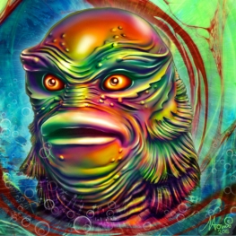 Creature from the black lagoon