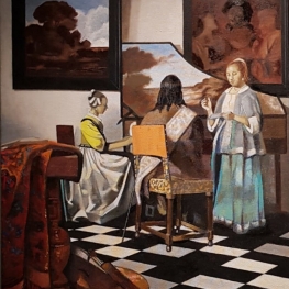 Het Concert naar Johannes Vermeer