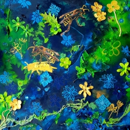 Bijen en bloemen