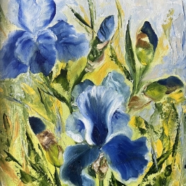 Irissen blauw 