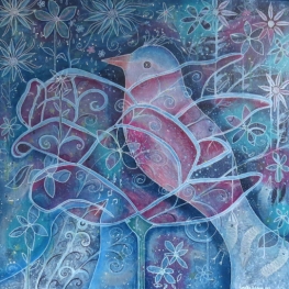 'Bird in bloom'