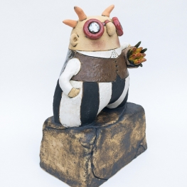 Visiting with tulips