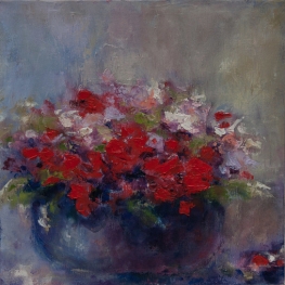 Kom met bloemen 1