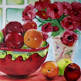 Stilleven met appels