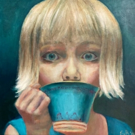 Meisje met kopje