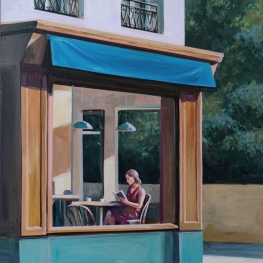 Cafe op de hoek