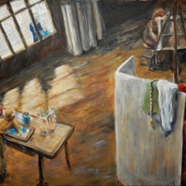 4. DE WEG IS LANG … :  ‘De afgeleide verfwrijver’.  