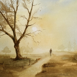 LANDSCAPE IN OCHRE (Tazio Bernmonti)