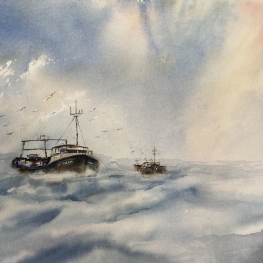 SEASCAPE IN BLUE (Tazio Bernmonti)