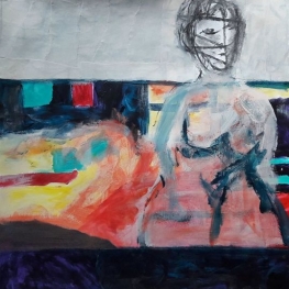 18-16 vrouw in ruimte