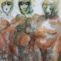 19-13 3 vrouwen in oranje