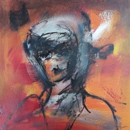 18-2 vrouw met blauwe sjaal