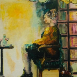 Sitting by the window