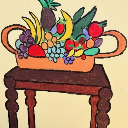 De vrolijke fruitmand