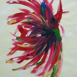 Bloem zijdelings