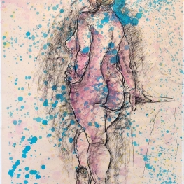 Helena staand op de rug gezien 15-5-2020