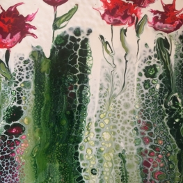 Rode bloemen