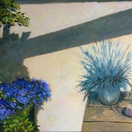 Zon in de patio
