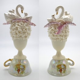 De randen van de roze wolk