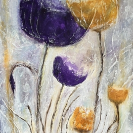 Mixed media materie schilderij [53]