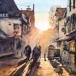 Avond in de Kruisstraat