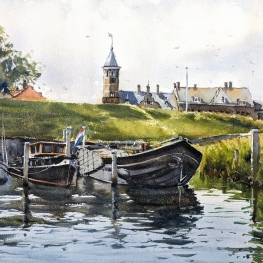 Bootjes bij Willemstad