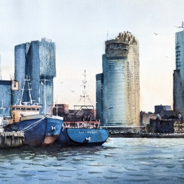 De Skyline van Rotterdam