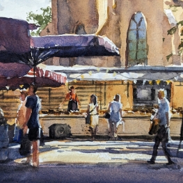 Markt bij de Petruskerk, Woerden