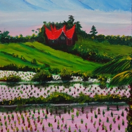 Sumatra Maninjau meer