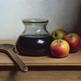 Stilleven met strooppot