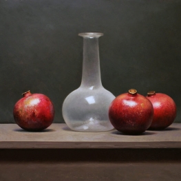 Stilleven met granaatappels