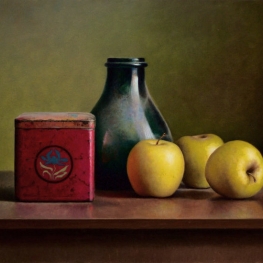 Stilleven met appels