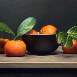 Stilleven met mandarijntjes