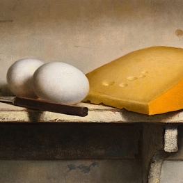 Stilleven 'Boter kaas en eieren'