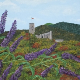 De kasteelruïne Königstein (D) 