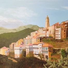 Gezicht op Castelvittorio