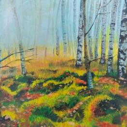Boslandschappen in de Rhön (D), pendant nr. 2.